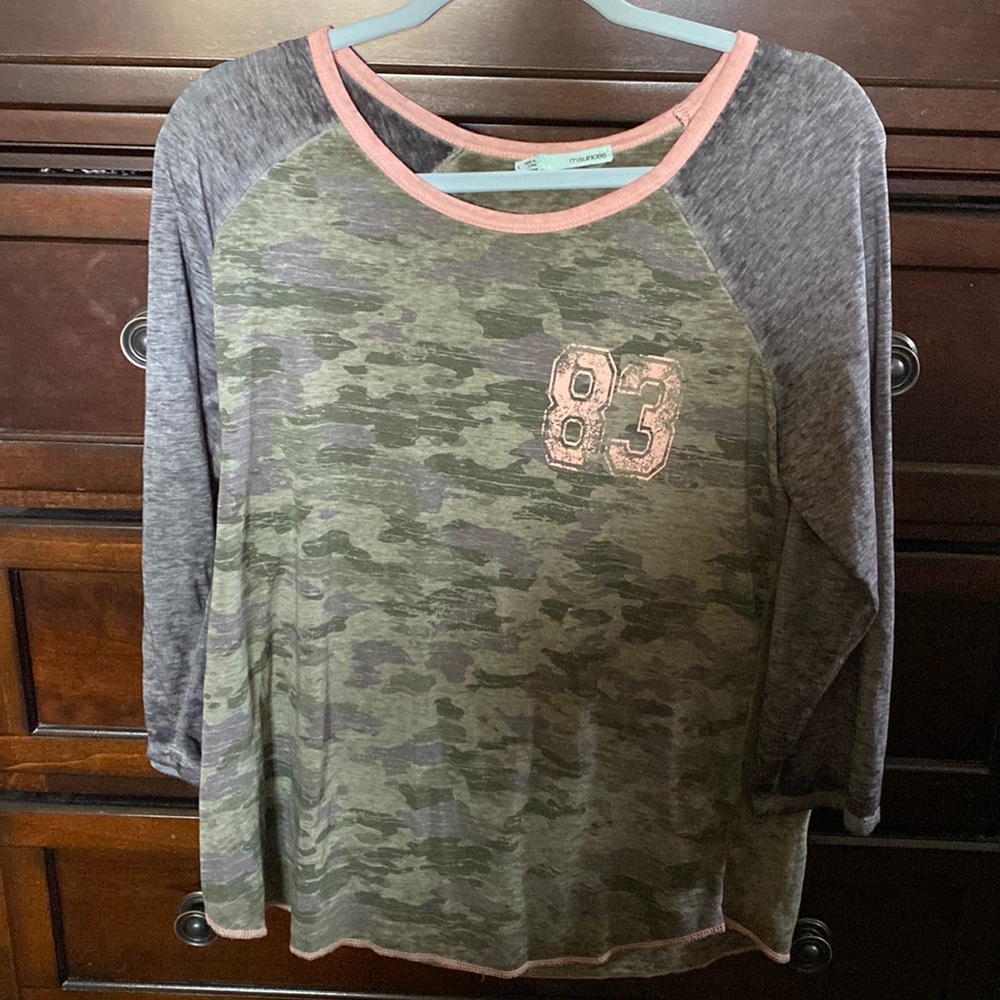3/4 lightweight camo shirt - Maurices